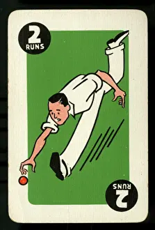 Fielder Prints: Cricket - Run-It-Out card game - 2 Runs