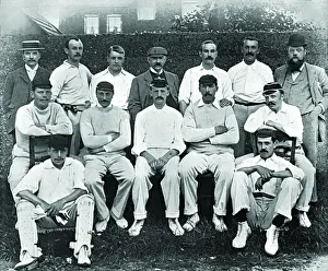 Draper Prints: Cricket / Team / Nottingham
