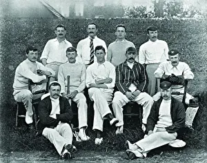 Fowler Prints: Cricket / Team / Somerset