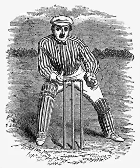 Stumps Prints: Cricket The Wicket Keeper