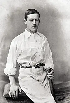 1958 Prints: Cricketer, Douglas