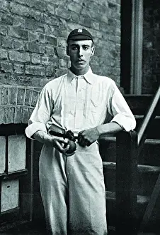 Hulme Prints: Cricketer, Hulme