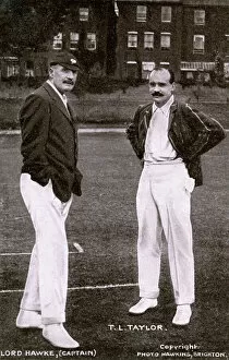 Hawke Gallery: Cricketers Hawke & Taylor