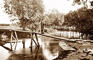 Cricklade plank bridge