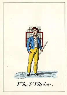 Cries of Paris - glass seller