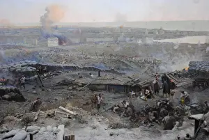 Crimean War (1853-1856). Siege of Sevastopol, 1854-1855, by
