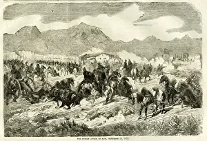 Kars Prints: Crimean War, Russian attack on Kars
