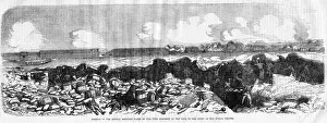 Cassell Prints: Crimean War, Russian redoubts taken by 98th Regiment