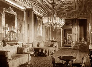 Crimson Drawing Room, Windsor Castle, Victorian period