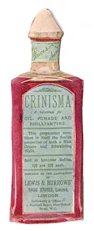 Burrows Prints: Crinisma hair preparation