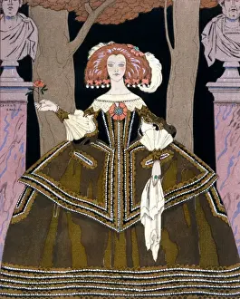 Crinolines Prints: Crinoline by Barbier