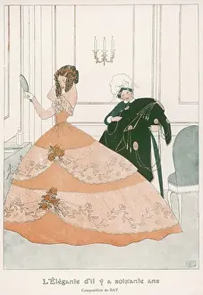 Crinolines Prints: Crinoline Shape Mid1860S