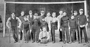 Cripples Football Team, Barnardos Stepney Causeway, Londo