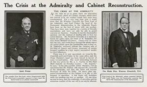 Admiralty Gallery: Crisis at the Admiralty; Lord Fisher and Winston Churchill