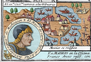 Cristobal Collection: Cristobal de Olid (1488-1524). Spanish conqueror. Colored en
