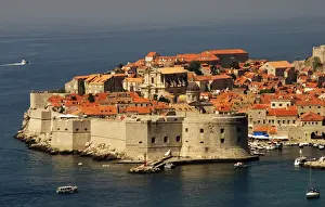 Walled Prints: CROATIA. DUBROVNIK. The ancient walled city