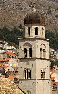 Dubrovnik Prints: CROATIA. DUBROVNIK. Tower of the Franciscan Monastery