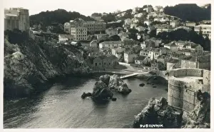 Dubrovnik Prints: Croatia - Dubrovnik - Unusual view of the inland section