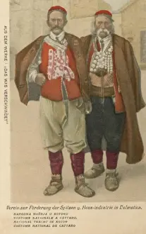 Dalmatia Prints: Croatia - National Costume of Cattaro