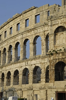 Amphi Theatre Gallery: CROATIA. Pula. Roman amphitheatre. Roman art
