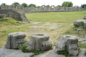 Dalmatia Prints: Croatia, Solin. City of Salona. Ruins of the amphitheatre