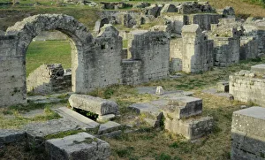 Dalmatia Prints: Croatia, Solin. City of Salona. Ruins of the amphitheatre