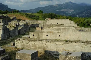 Dalmatia Prints: Croatia, Solin. City of Salona. Ruins of the amphitheatre