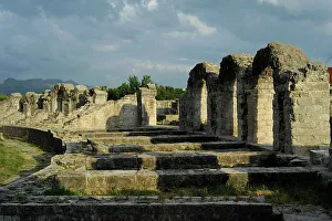 Dalmatia Prints: Croatia, Solin. City of Salona. Ruins of the amphitheatre