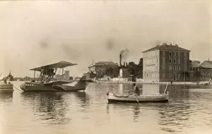 Croatia - Zadar (Zara) - The Harbour with Italian Seaplane