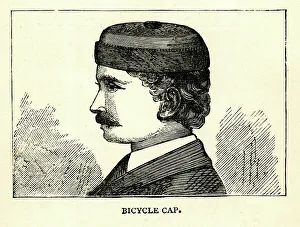 Crocheted Prints: Crocheted Bicycle Cap