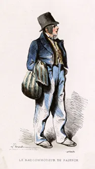 Images Dated 7th June 2018: CROCKERY MENDER 1850