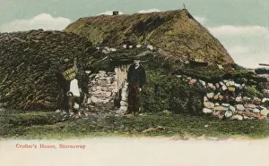 Lewis Prints: Crofters House, Stornoway