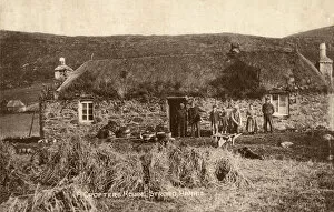 Images Dated 3rd April 2019: A Crofters House, Strond, Isle of Harris, Scotland
