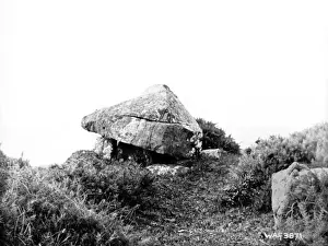 Ballintoy Prints: A Cromlech or Dolmen at Glegnagh, Ballintoy