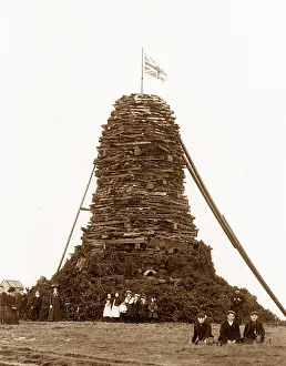 Bonfire Prints: Crook Coronation Bonfire 22nd June 1911