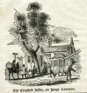 Inns Prints: The Crooked Billet, on Penge Common, London