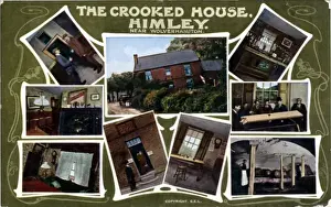 Crooked Prints: The Crooked House Pub - Multiview, Himley, Staffordshire