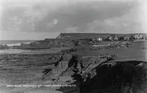 Bude Prints: Crooklet and Maer Beach, Bude
