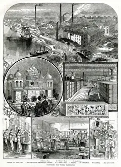 Quarry Prints: Crosfield's soap works, Warrington 1886