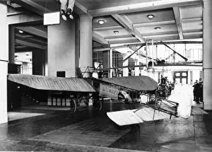The cross-Channel Bleriot XI on display