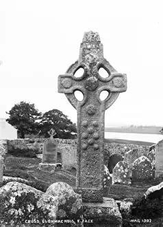 Clonmacnoise Prints: Cross, Clonmacnois, East Face