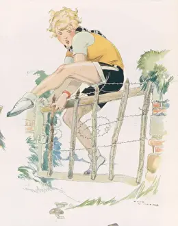 Cross country racing by Rene Vincent