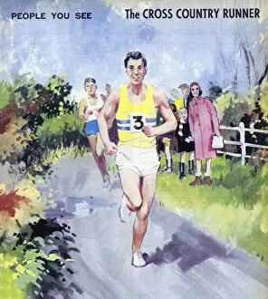 Images Dated 22nd February 2018: The Cross Country Runner