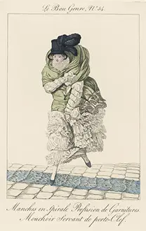 Elegantly Prints: Cross Paris Street - 1815