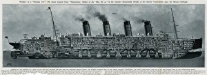 Cross-section of the Liner Mauretania by G. H. Davis