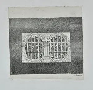Idea Prints: Cross section of the workmen excavating the Thames Tunnel