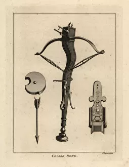Stockdale Collection: Crossbow and arrow, 17th century