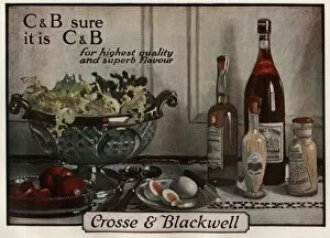 Images Dated 9th January 2012: Crosse & Blackwell - Vinegars and Oils