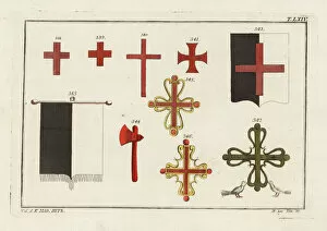 Alcantara Collection: Crosses of Knights Templar