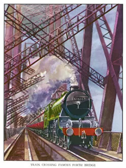 Rail Gallery: Crossing the Forthbridge